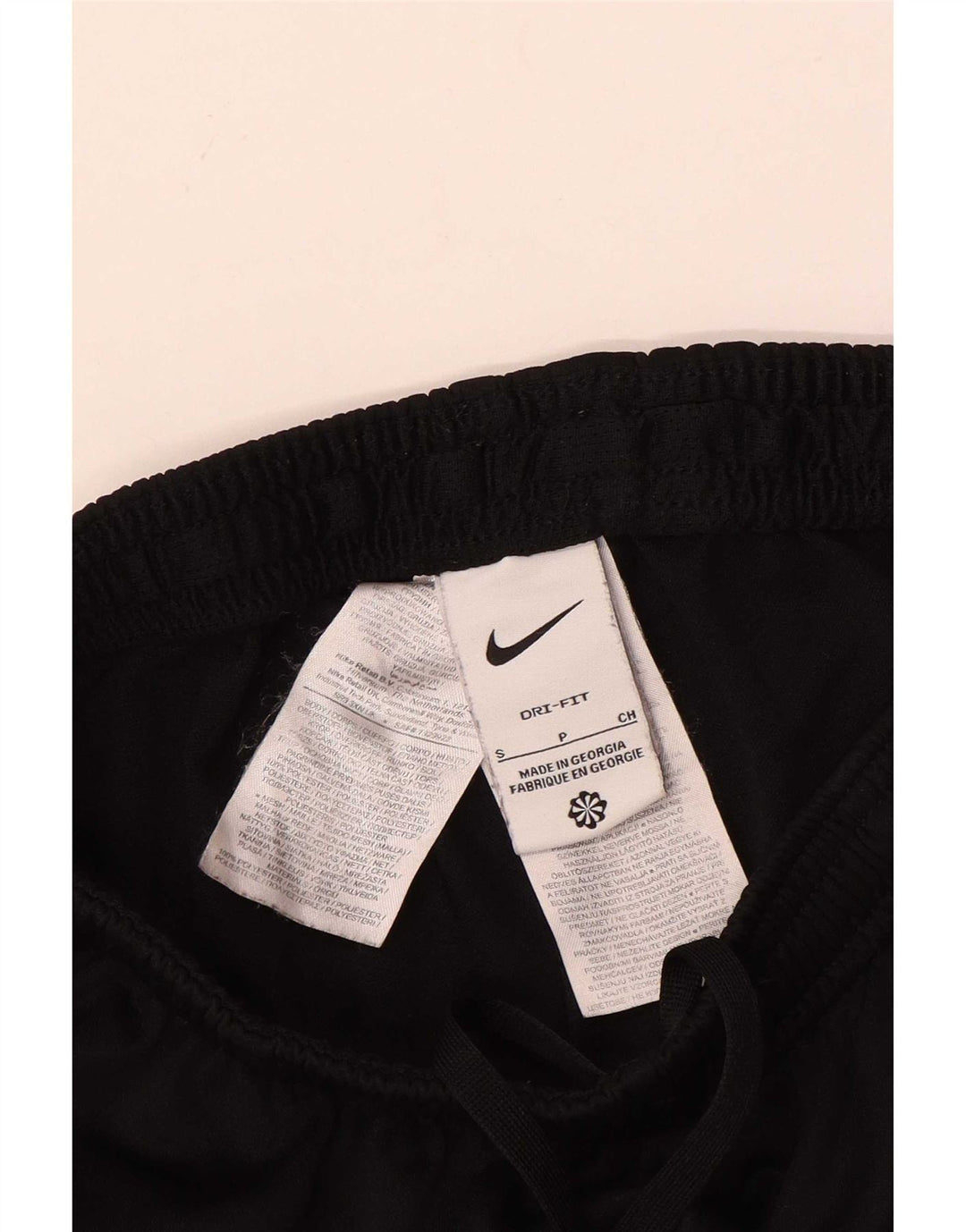 Męskie spodnie dresowe Nike Dri Fit, mały, czarny, poliestrowy blok kolorów