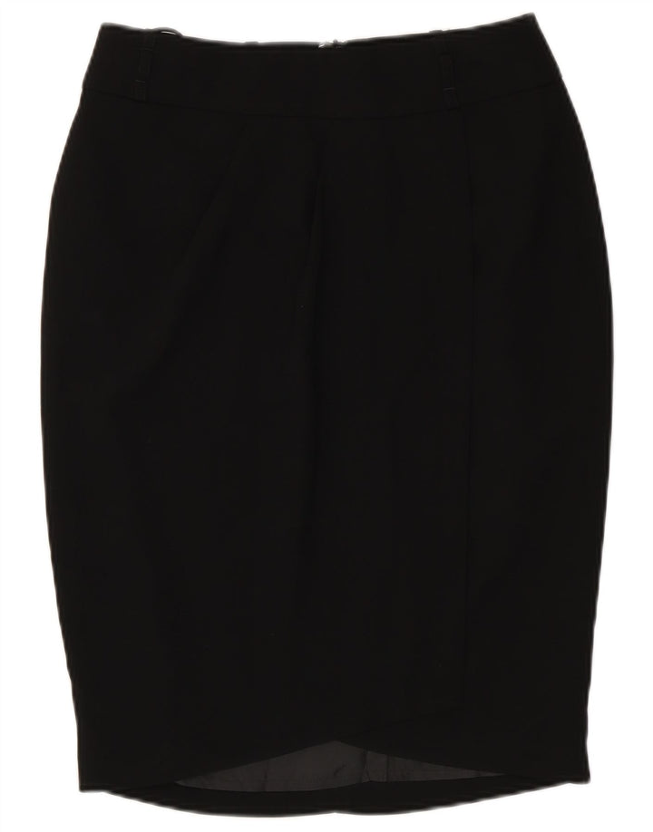 Marks & Spencer Damska spódnica ołówkowa UK 12 Medium W30 Czarny poliester