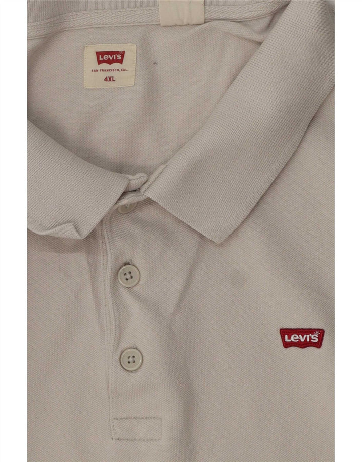 Męska koszulka polo Levi's 4XL w kolorze złamanej bieli