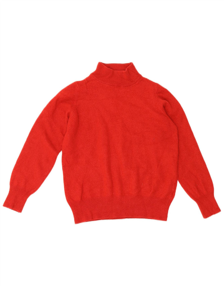 Marks & Spencer Damski sweter z golfem, UK 16, duży czerwony