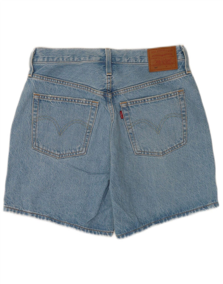 Damskie spodenki jeansowe Levi's 501 W28 Średnioniebieskie bawełniane