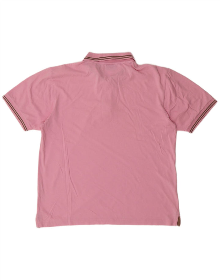 CHAMPION Mens Polo Shirt XL Pink Cotton