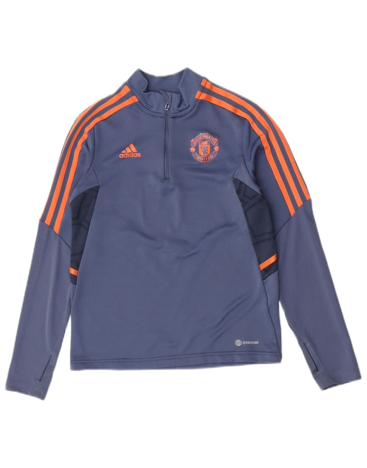 Chłopięcy dres Adidas Manchester United Pullover Top 11-12 lat Niebieski