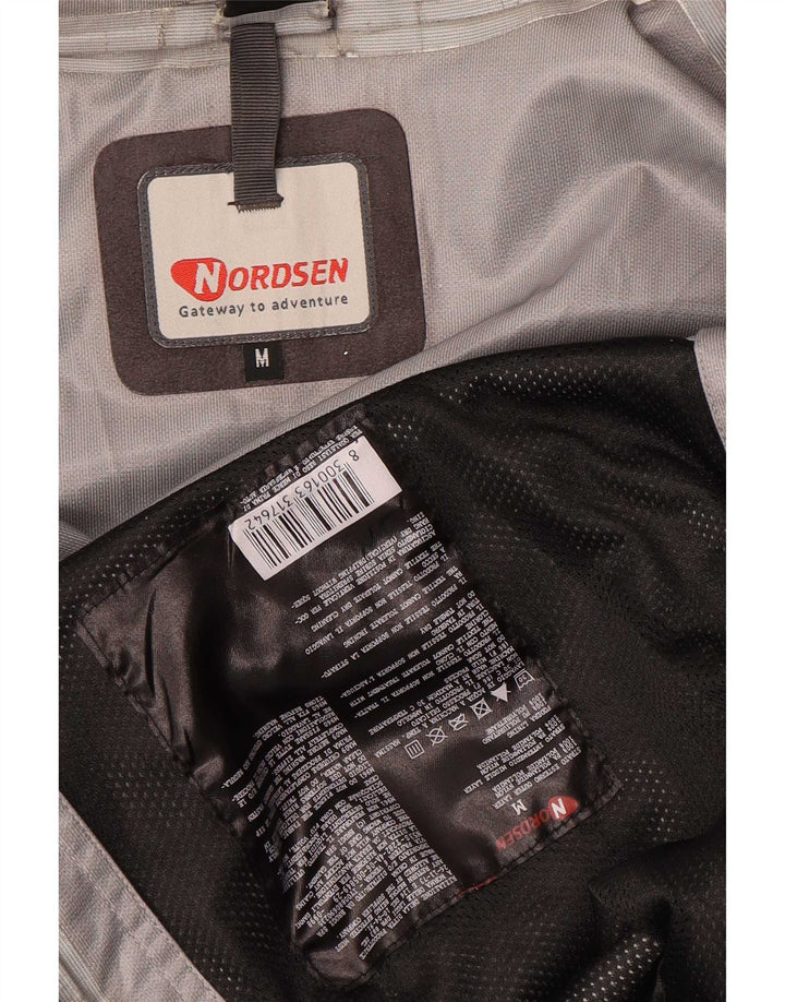 Męska kurtka przeciwdeszczowa z kapturem Nordsen UK 38 Nylon w kolorze średniej czerni