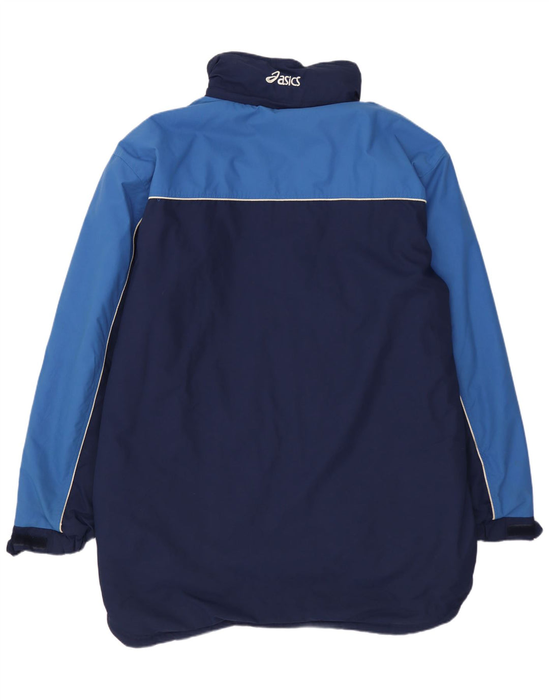 Męska kurtka wiatrówka Asics UK 40, duża, nylonowa, w kolorze granatowym