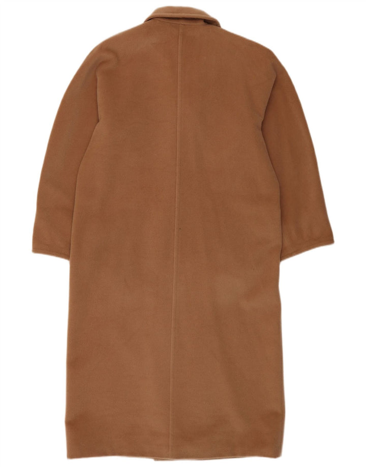 Max Mara Damski płaszcz oversize z podwójnymi piersiami UK 8 Small Beżowa wełna