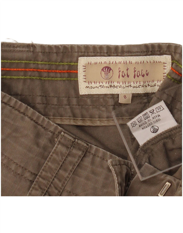 Damska spódnica o linii A FAT FACE UK 8 Small W30 Khaki