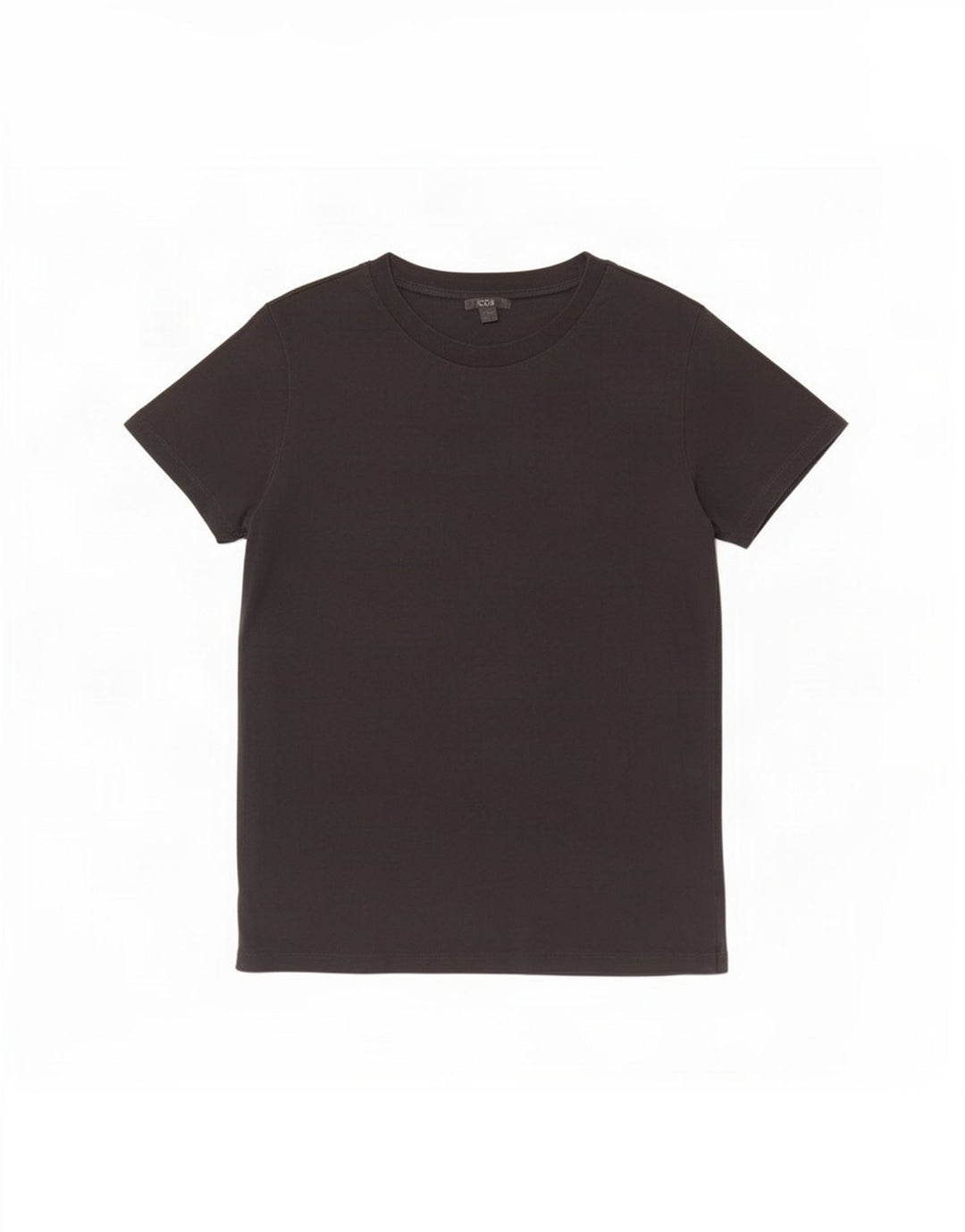 Cos Męski T-shirt Top Średni Czarny Bawełniany