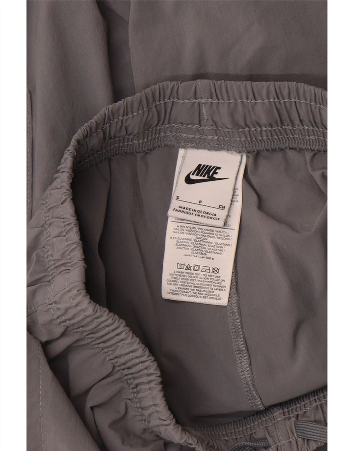 Męskie spodnie dresowe Nike Cargo, małe, szare, nylonowe