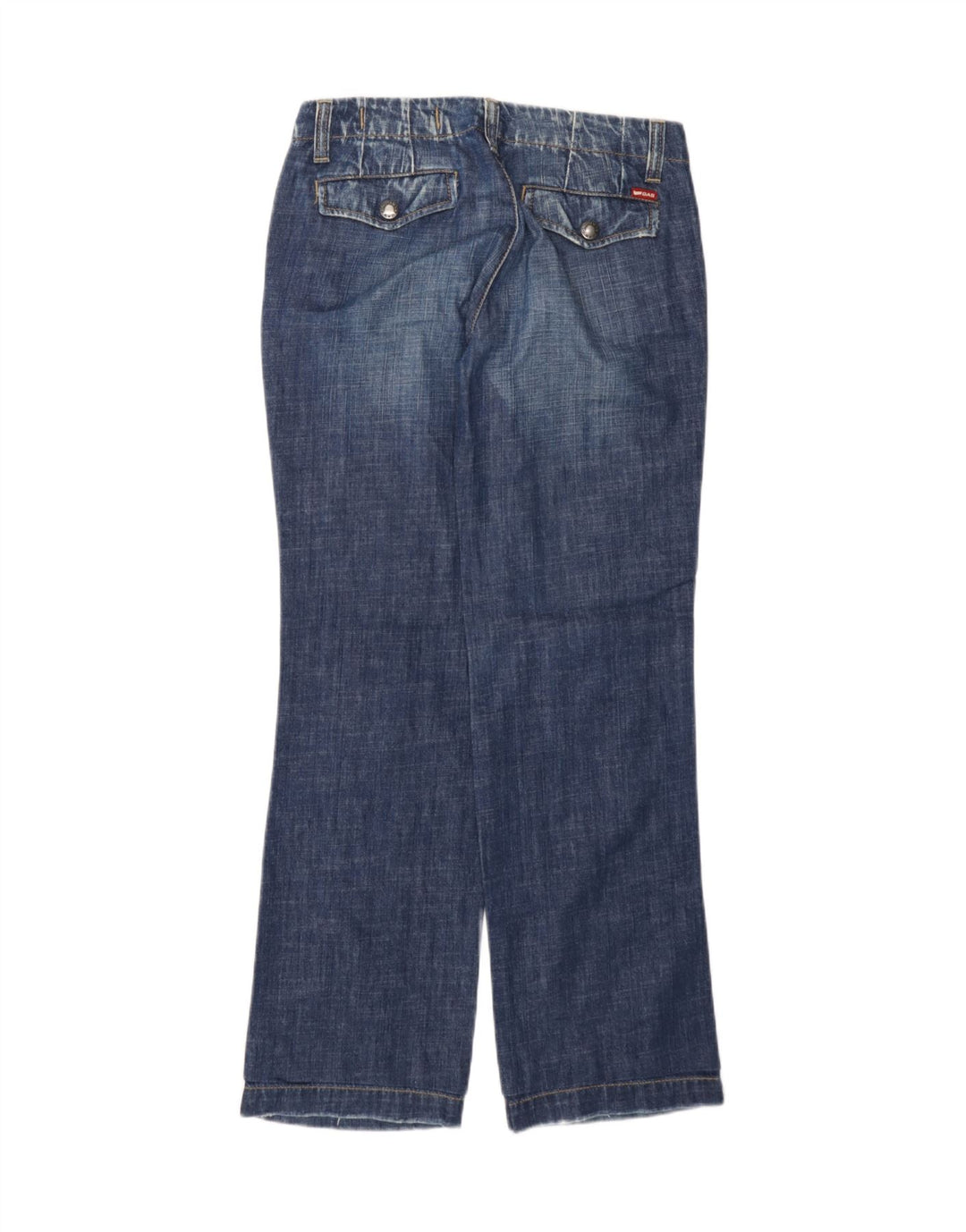GAS Womens Bootcut Jeans  W25 L29 Blue Cotton Vintage Gas and Second-Hand Gas from Messina Hembry 