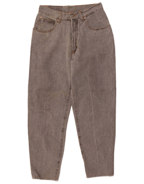 Damskie jeansy z wysokim stanem OFFSHORE W31 L26 Szara bawełna