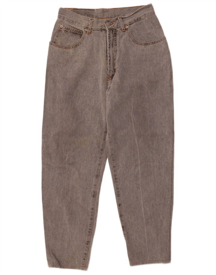 Damskie jeansy z wysokim stanem OFFSHORE W31 L26 Szara bawełna