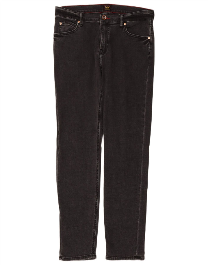 Męskie jeansy LEE Rider Straight W32 L32 Szara bawełna