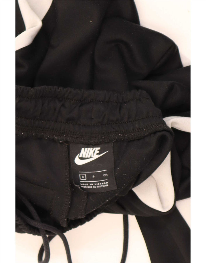 Męskie spodnie dresowe Nike Swoosh, mały, czarny, poliestrowy blok kolorów