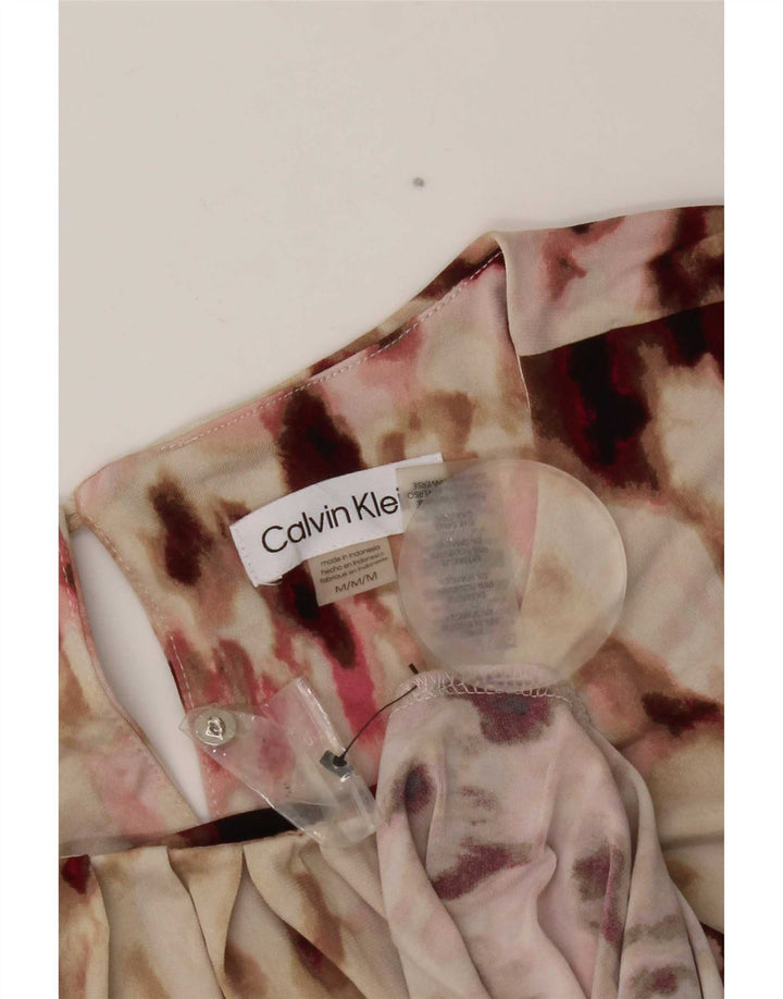 Damska bluzka Calvin Klein Top UK 12 Medium Multicolored Tie Dye
