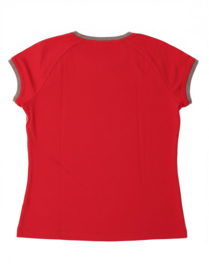 CHAMPION Womens Heritage Classics Graphic T-Shirt Top UK 12 Medium Red Vintage Champion and Second-Hand Champion from Messina Hembry 