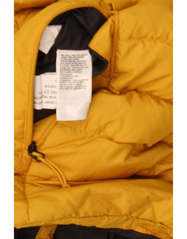 Męska ocieplana kurtka z kapturem The North Face UK 40, duża, żółta, poliestrowa