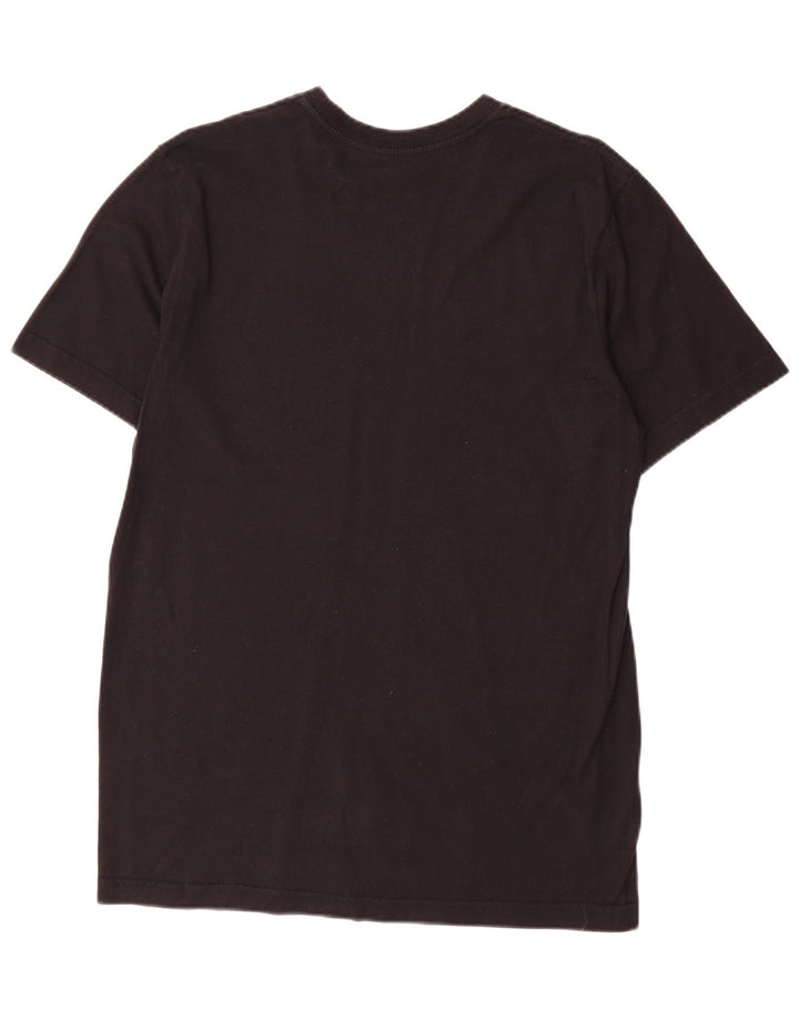 Męski T-shirt NIKE o regularnym kroju, średni czarny, bawełniany