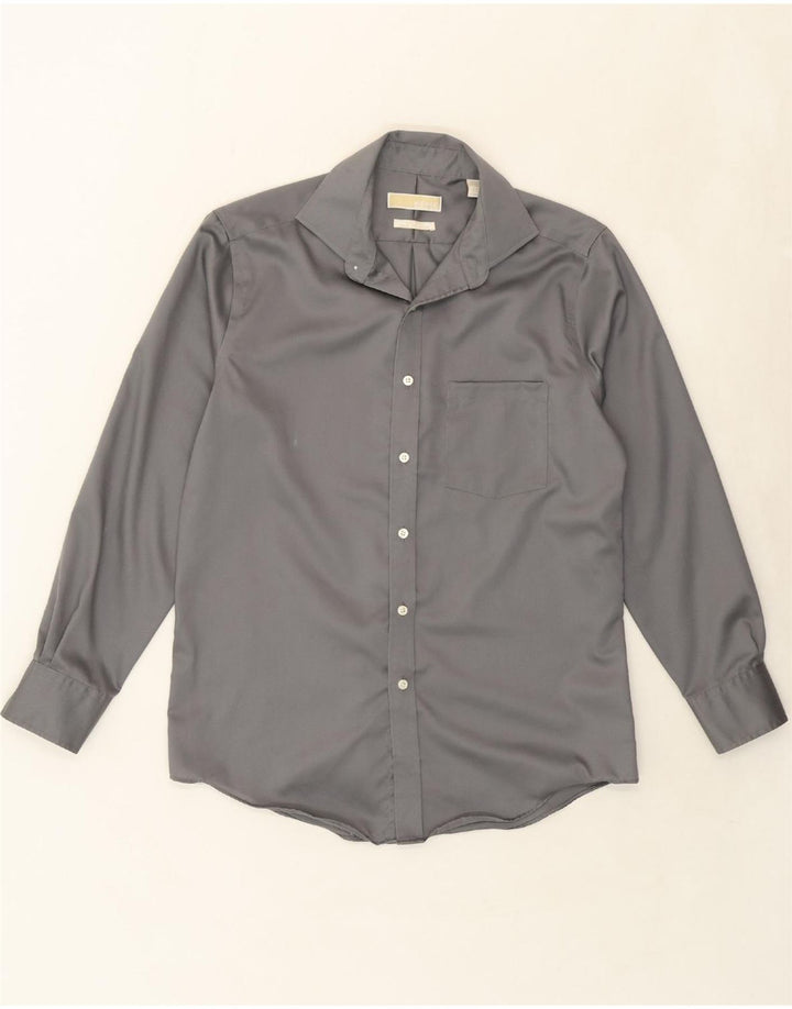 MICHAEL KORS Mens Shirt Size 15 1/2 Medium Grey Cotton Vintage Michael Kors and Second-Hand Michael Kors from Messina Hembry 