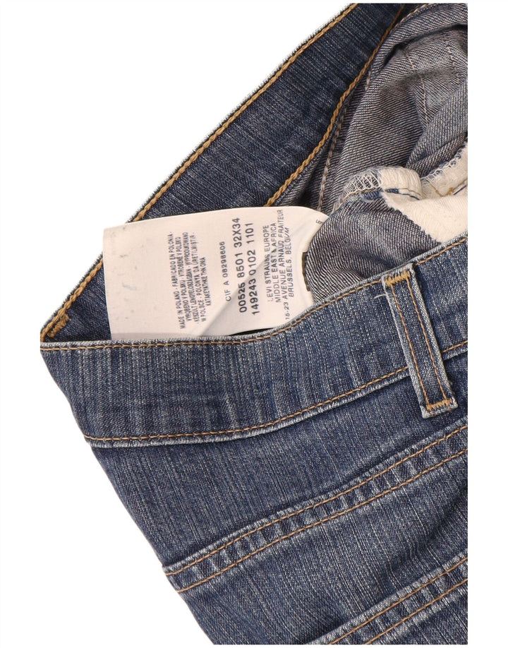 Damskie dżinsy Levi's 526 Bootcut W32 L29 Niebieska bawełna