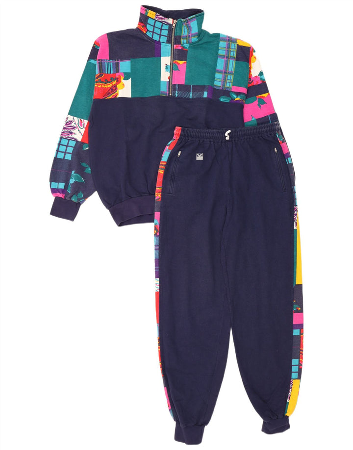 Dres damski TRIGEMA UK 14, średni granatowy, patchworkowa bawełna