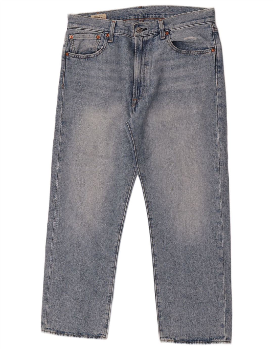Męskie jeansy LEVI'S 551 Straight W33 L27 Niebieskie bawełniane