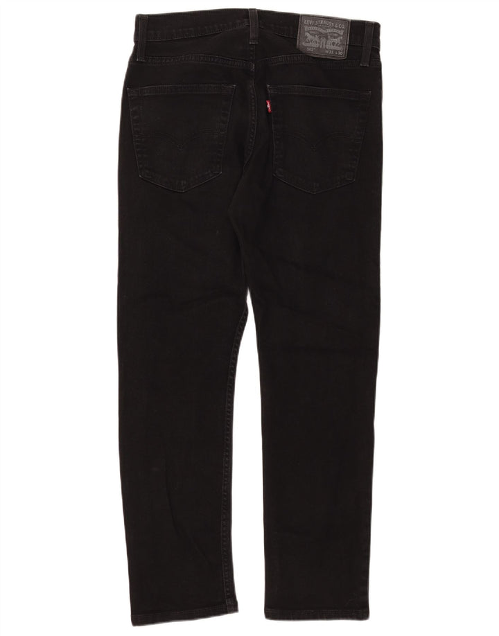 Męskie jeansy Levi's 502 Tapered W31 L27 Czarna bawełna
