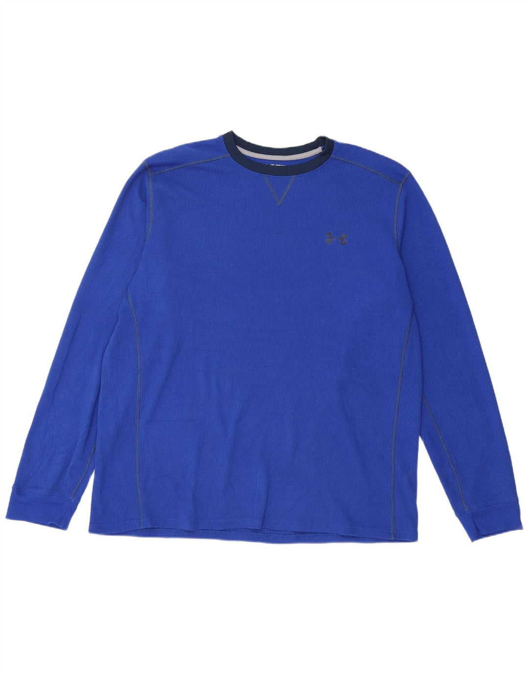 Męska koszulka Cold Gear z długim rękawem, 2XL, niebieska, poliestrowa Under Armour