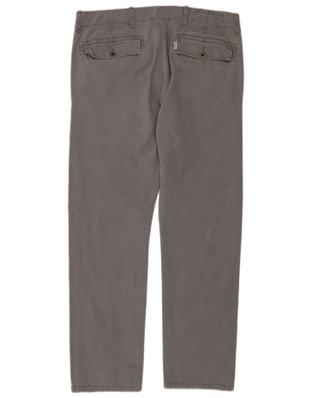 Męskie proste spodnie chino LEVI'S W33 L30 Szara bawełna