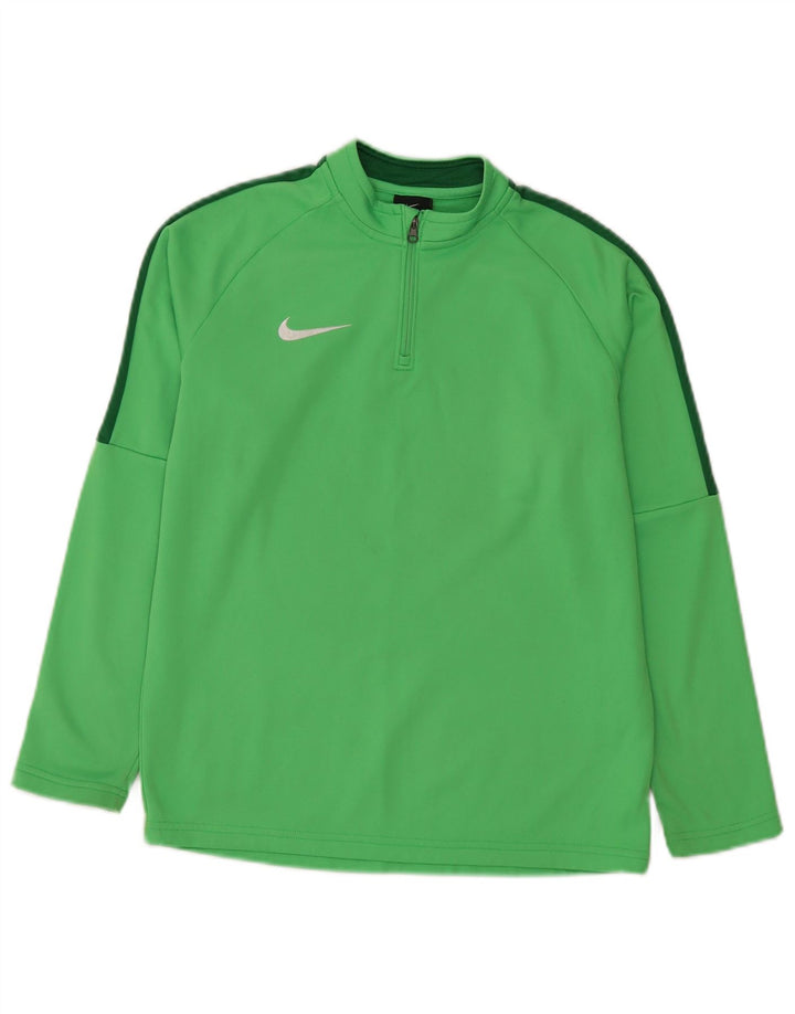 Chłopięcy dres Nike Dri Fit z pulowerem 12-13 lat, duży, zielony