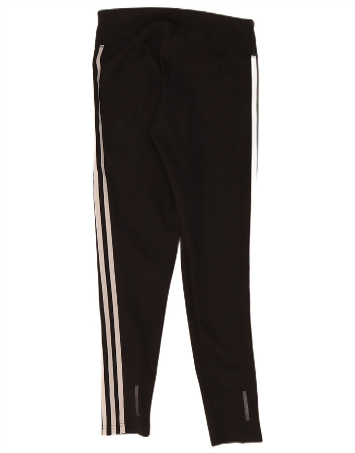 Damskie legginsy Adidas Climalite UK 8/10, małe, czarne, poliestrowe