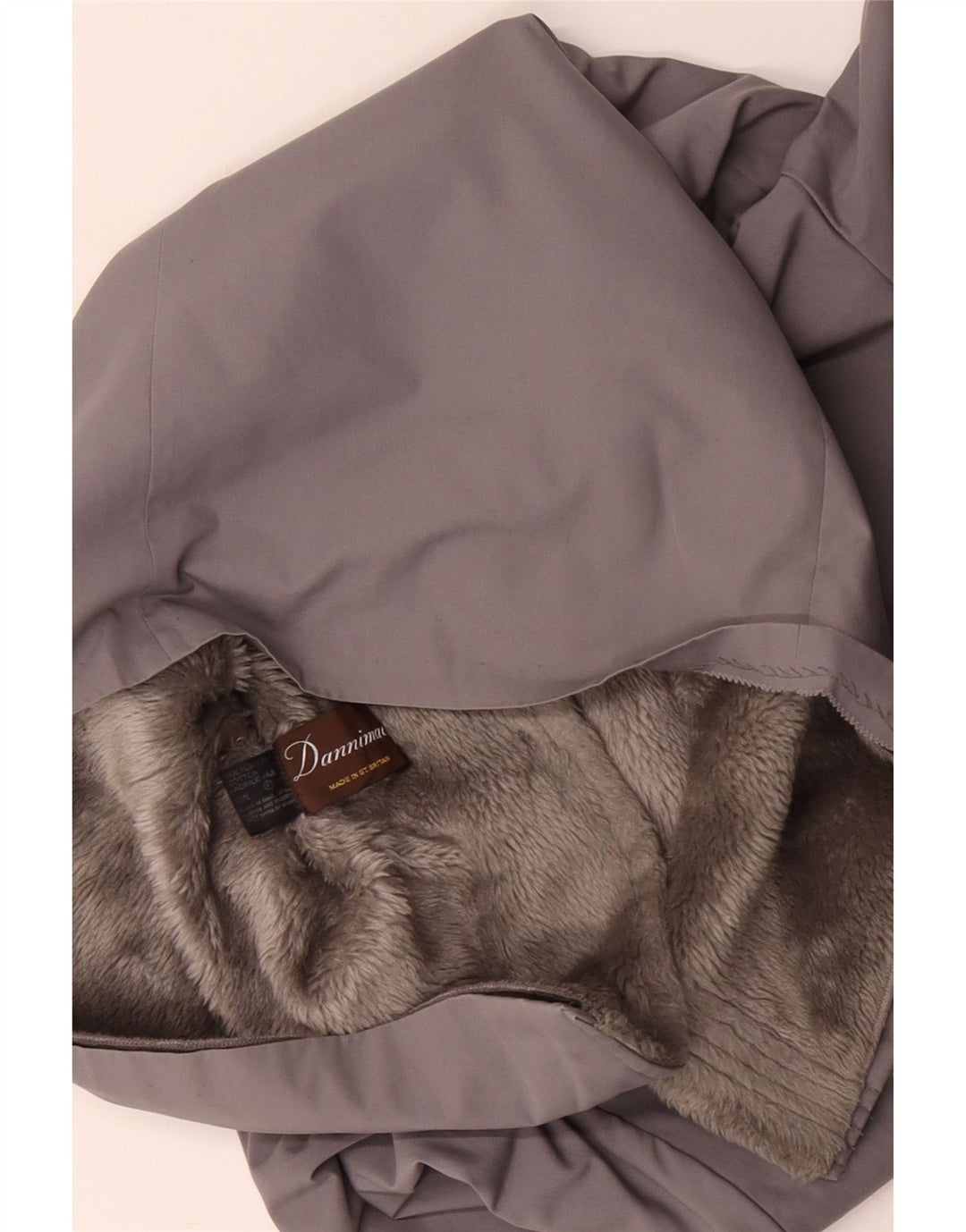 Płaszcz damski DANNIMAC Sherpa UK 18 XL, szary, bawełniany