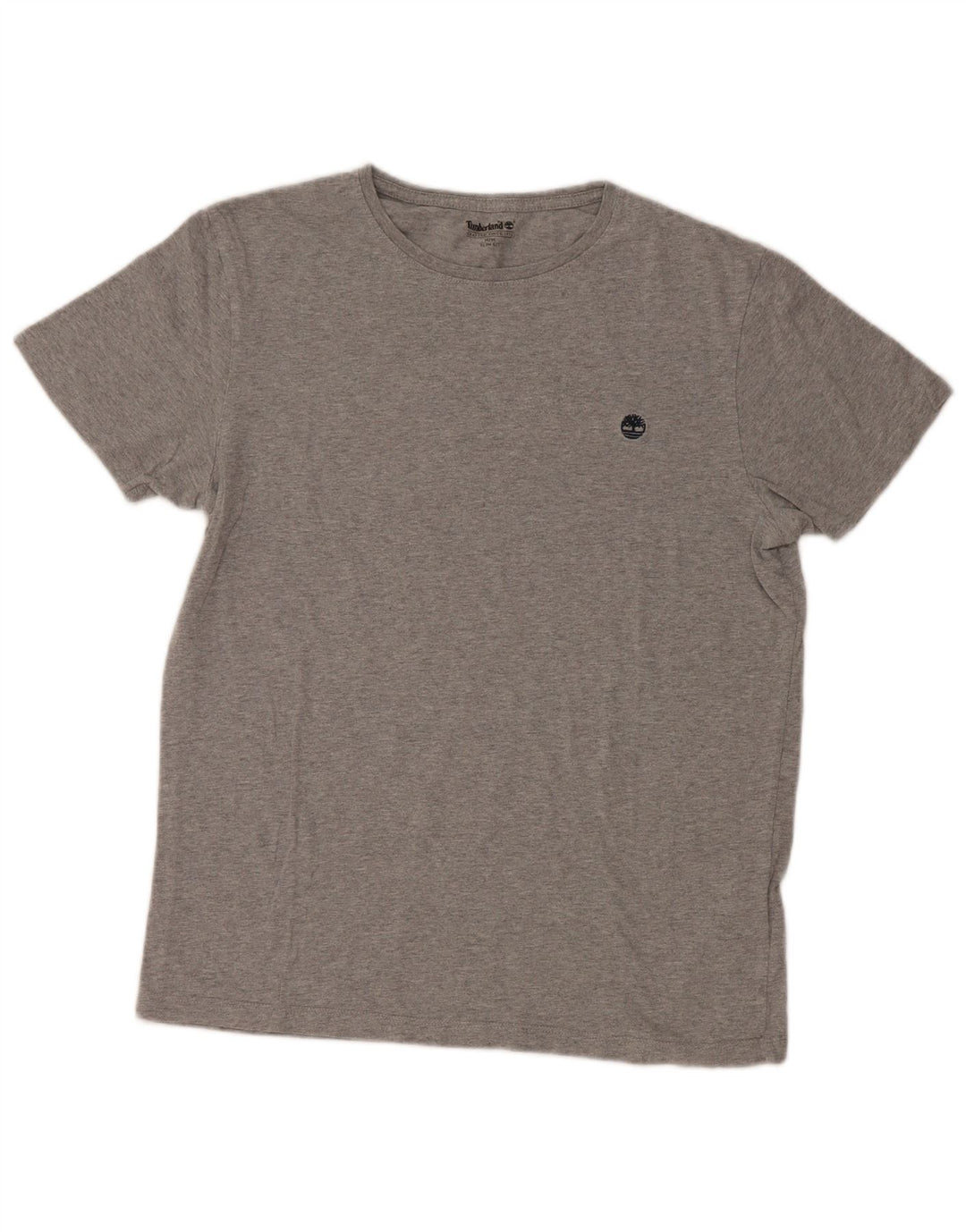 T-shirt męski slim fit Timberland, średnioszary, bawełniany