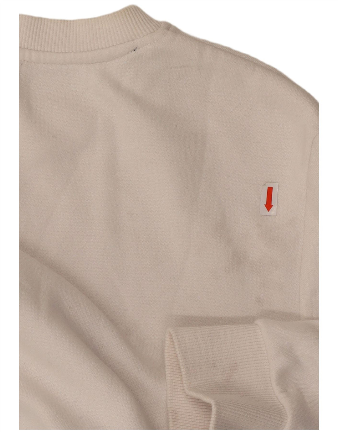 Damska sukienka sweterkowa TOMMY HILFIGER z grafiką UK 16, duża, biała, z blokami kolorów