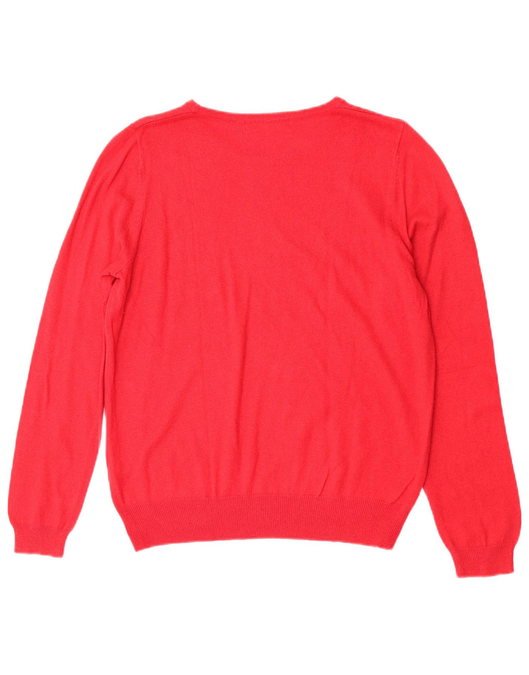 Marks & Spencer Damski sweter z wycięciem pod szyją, UK 14, średni czerwony