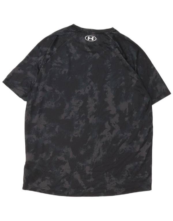 Męska koszulka Under Armour Heat Gear z grafiką, top XL, czarny Tie Dye, poliester