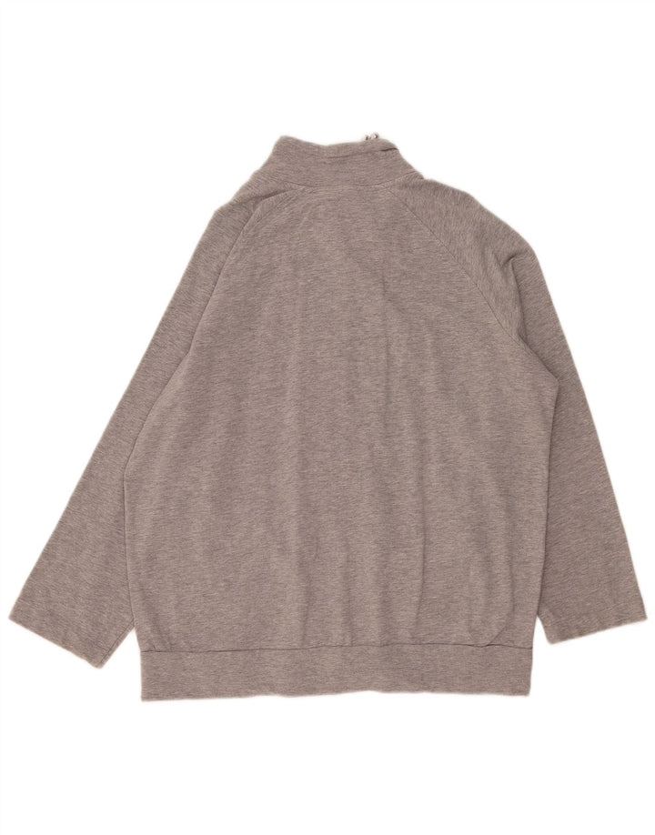 Damska kurtka dresowa Ellesse Graphic UK 20 2XL Szara bawełniana w kwiaty