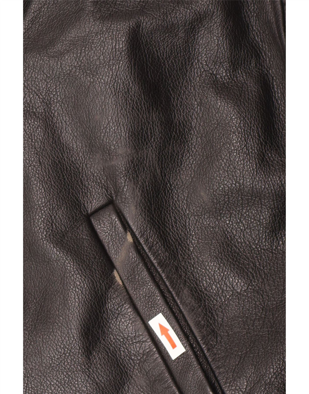 Męska kurtka skórzana Oakland UK 38, średnia czarna skóra