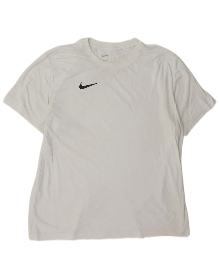 Męski T-shirt Nike Dri Fit Top XL, biały