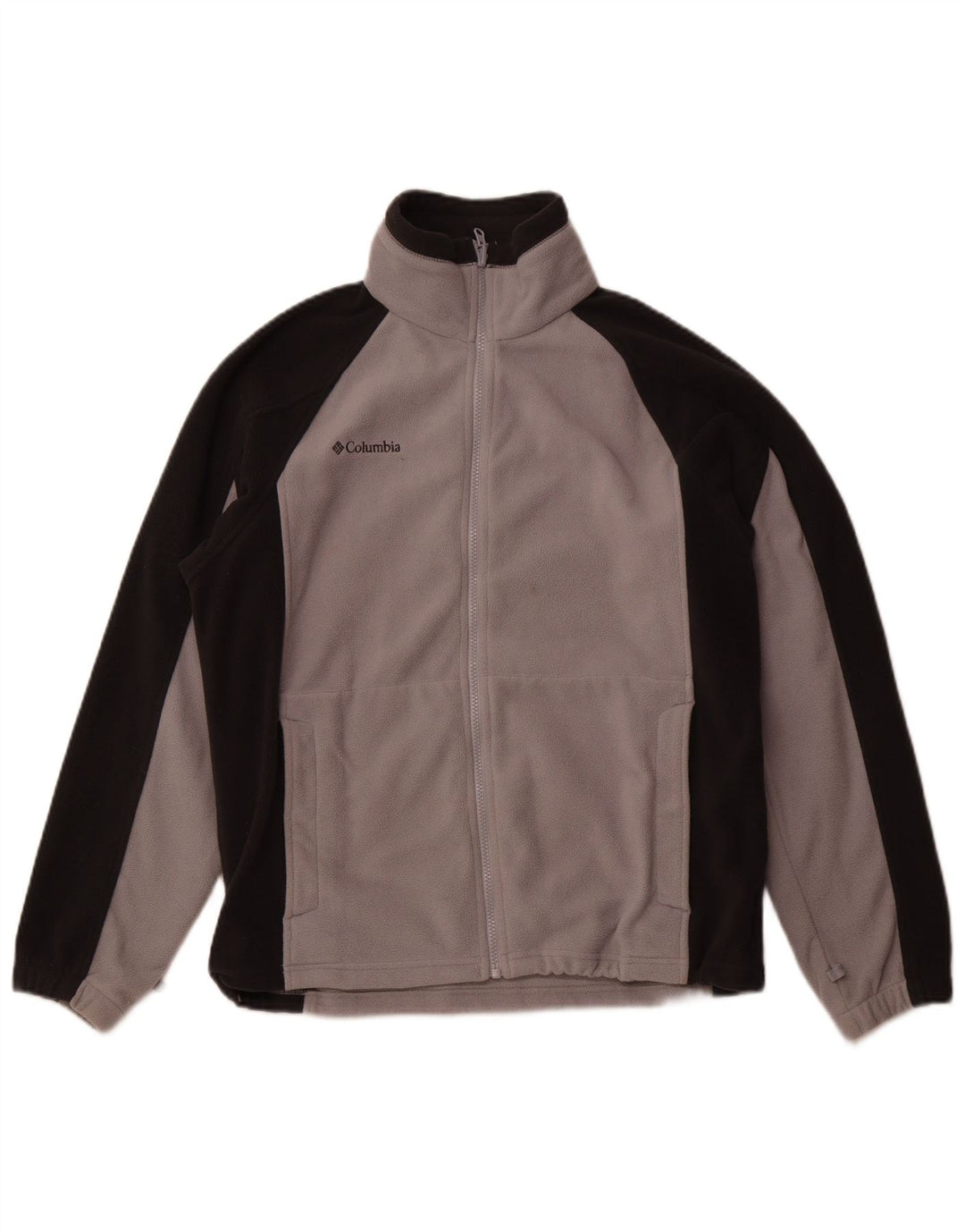 Męska kurtka polarowa Columbia Interchange UK 36, mała, szary poliester