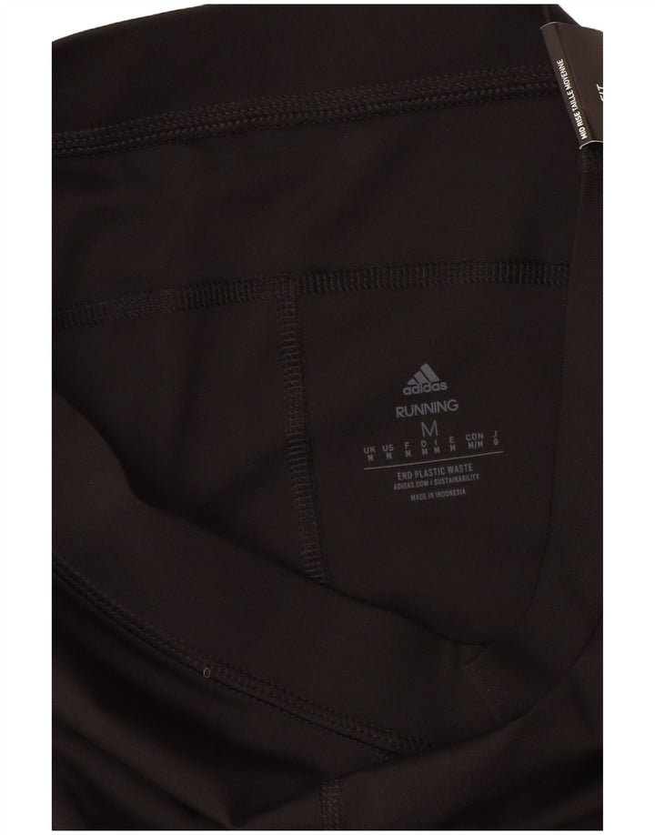 Damskie legginsy Adidas Aeroready UK 12, średni czarny poliester