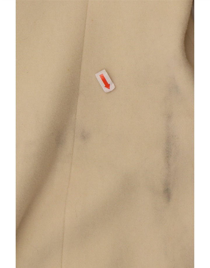 ST. BERNARD Womens Overcoat UK 14 Large Off White Wool Vintage St. Bernard and Second-Hand St. Bernard from Messina Hembry 
