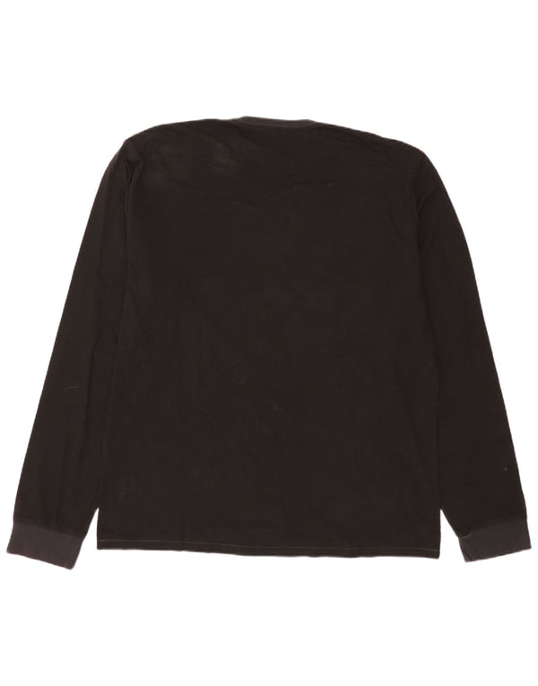 Męski top Levi's z długim rękawem 2XL, czarna bawełna
