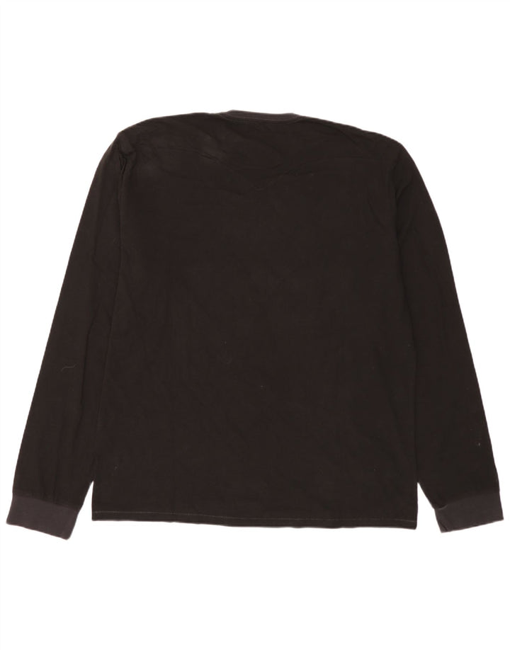 Męski top Levi's z długim rękawem 2XL, czarna bawełna