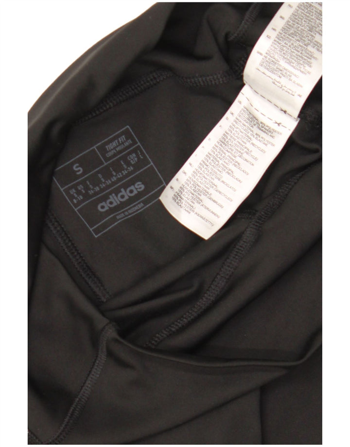 Damskie legginsy Adidas Aeroready UK 8/10, małe, czarne, poliestrowe