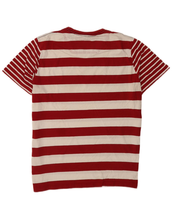 T-shirt męski Joules Top XL, bawełniany w czerwone paski