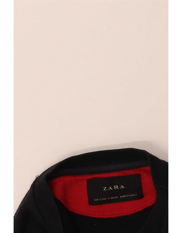 Męski sweter Zara, mały, wielokolorowy blok kolorów