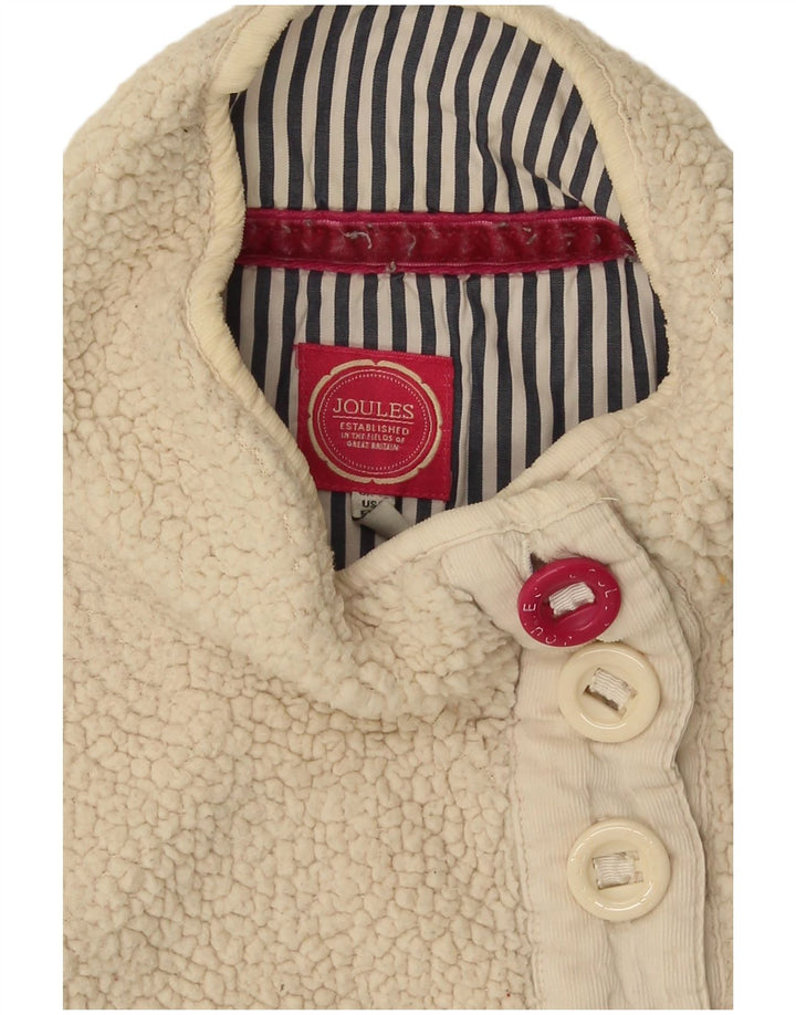 Damski sweter polarowy Joules UK 12 Medium Off White