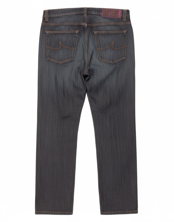 Jeansy damskie Iceberg W32 L32 Granatowe bawełniane