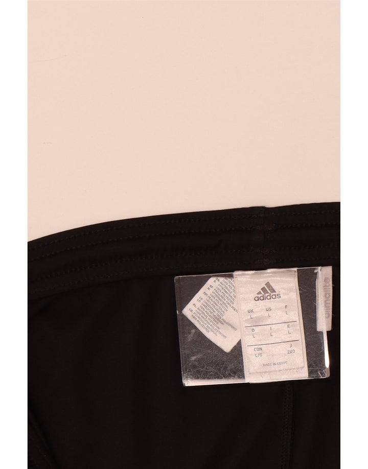 Męskie spodenki sportowe Adidas Climalite, duże, czarne, poliestrowe